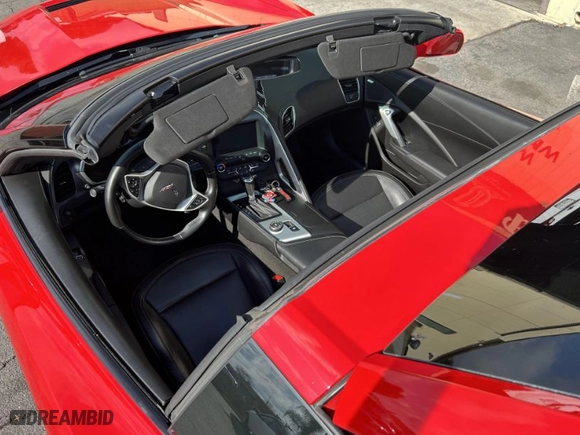 2016 Chevrolet Corvette Stingray Z51 1LT with VIN 1G1YH2D71G5126033, listed as a IAAI auction lot 41469259 with NaN miles. Bid and sale history available at carsss.com. Image 13.