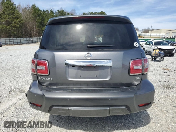 2019 Nissan Armada SL with VIN JN8AY2ND4K9088283, listed as a Copart auction lot 49846555 with 142,552 mi miles and Salvage Title. Bid and sale history available at carsss.com. Image 6.