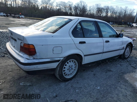 1995 BMW 3 Series 325i with VIN WBACB4328SFM07976, listed as a Copart auction lot 44544775 with 221,191 mi miles and Salvage Title. Bid and sale history available at carsss.com. Image 3.