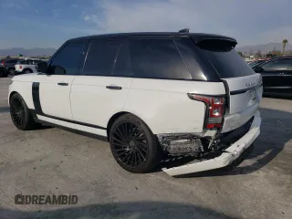 2017 Land Rover Range Rover z VIN SALGR2FV5HA340570, wystawiony jako Copart lot #45050995 z przebiegiem 110 966 mil mil oraz Szkoda całkowita • Salvage title. Historia ofert i sprzedaży dostępna na DreamBid. Obrazek 2.