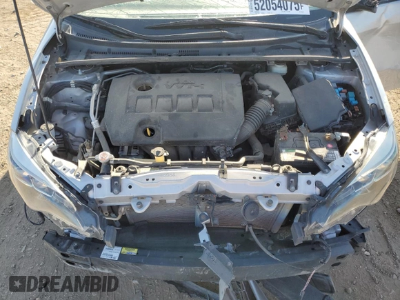 2019 Toyota Corolla L с VIN 2T1BURHE9KC138405, выставлен на аукционе Copart как лот 52054075 с пробегом 152 911 миль миль и Списание • Salvage title. История ставок и продаж доступна на DreamBid. Изображение 11.