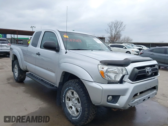2013 Toyota Tacoma with VIN 5TFUU4EN1DX065356, listed as a IAAI auction lot 41509219 with 122,520 mi miles and . Bid and sale history available at DreamBid. Image 1.
