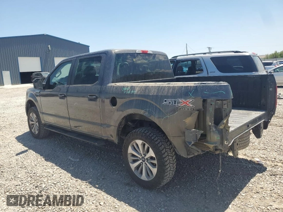 2018 Ford F-150 XL with VIN 1FTEW1EPXJKE71093, listed as a Copart auction lot 63812265 with 122,361 mi miles and Salvage title. Bid and sale history available at DreamBid. Image 2.