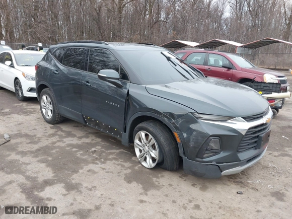 2019 Chevrolet Blazer with VIN 3GNKBHRS7KS586494, listed as a IAAI auction lot 41504223 with 1 mi miles. Bid and sale history available at carsss.com. Image 1.