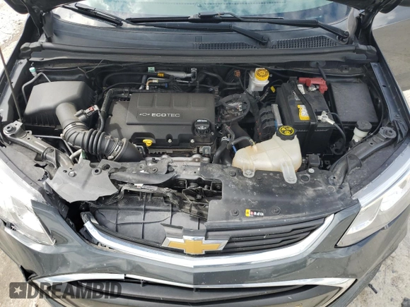 2020 Chevrolet Sonic LT with VIN 1G1JG6SB7L4129019, listed as a Copart auction lot 56726545 with 50,937 mi miles and Salvage title. Bid and sale history available at DreamBid. Image 11.