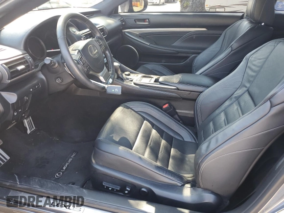 2017 Lexus RC 350 with VIN JTHSE5BC5H5008414, listed as a Copart auction lot 53828685 with 110,943 mi miles and Salvage title. Bid and sale history available at DreamBid. Image 7.
