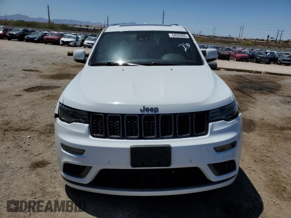 2020 Jeep Grand Cherokee High Altitude with VIN 1C4RJFCG2LC211526, listed as a Copart auction lot 54593905 with 75,396 mi miles and Salvage title. Bid and sale history available at DreamBid. Image 5.