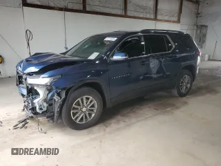 2022 Chevrolet Traverse LT with VIN 1GNEVHKW7NJ160215, listed as a Copart auction lot 57275825 with 58,631 mi miles and Salvage title. Bid and sale history available at DreamBid. Image 1.