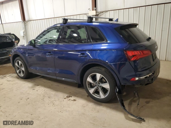 2020 Audi Q5 Premium with VIN WA1ANAFY5L2086112, listed as a Copart auction lot 51587865 with 57,984 mi miles and Salvage Title. Bid and sale history available at carsss.com. Image 2.