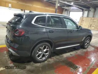 2024 BMW X3 xDrive30i with VIN 5UX53DP09R9U81366, listed as a Copart auction lot 48066155 with Not Provided miles and Salvage Title. Bid and sale history available at DreamBid. Image 3.