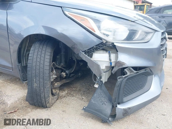 2020 Hyundai Accent SE with VIN 3KPC24A67LE117880, listed as a IAAI auction lot 41924657 with 98,056 mi miles. Bid and sale history available at carsss.com. Image 6.