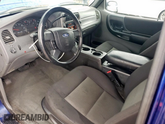 2004 Ford Ranger XL Fleet with VIN 1FTZR45E14PA00112, listed as a Copart auction lot 57407575 with 199,718 mi miles and Salvage title. Bid and sale history available at DreamBid. Image 8.