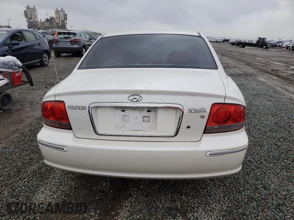 2004 Hyundai Sonata GLS with VIN KMHWF35H54A978952, listed as a Copart auction lot 49312725 with 0 mi miles and Salvage Title. Bid and sale history available at carsss.com. Image 6.