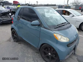 2008 Smart fortwo Passion with VIN WMEEK31X28K158970, listed as a IAAI auction lot 42073256 with 66,703 mi miles. Bid and sale history available at carsss.com. Image 1.