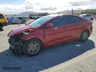 2016 Hyundai Elantra SE with VIN KMHDH4AE6GU478823, listed as a Copart auction lot 48952945 with 60,184 mi miles and Salvage Title. Bid and sale history available at carsss.com. Image 1.