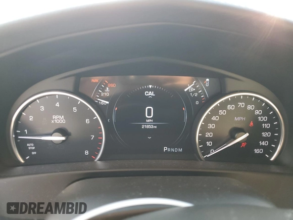 2017 Cadillac CT6 AWD with VIN 1G6KB5RS3HU205601, listed as a Copart auction lot 53365845 with 21,853 mi miles and Salvage title. Bid and sale history available at DreamBid. Image 9.