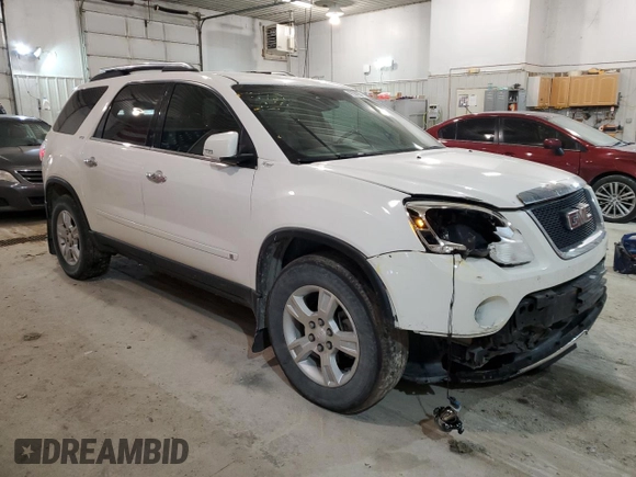 2009 GMC Acadia SLT1 with VIN 1GKER23D49J129330, listed as a Copart auction lot 58612534 with 196,003 mi miles and Non Repairable. Bid and sale history available at carsss.com. Image 4.