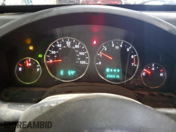 2011 Jeep Liberty Sport with VIN 1J4PN2GK0BW594294, listed as a Copart auction lot 84215214 with 206,515 mi miles and Salvage Title. Bid and sale history available at DreamBid. Image 9.