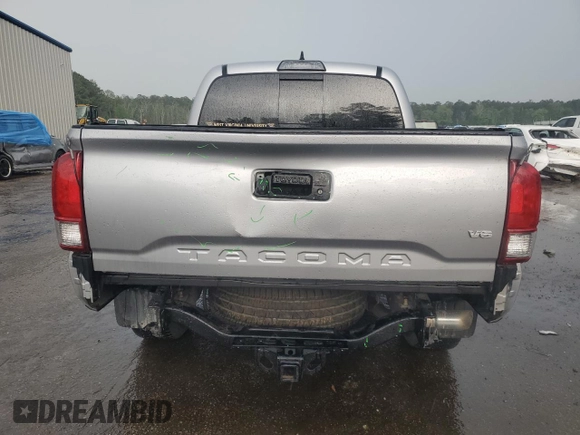 2017 Toyota Tacoma SR5 with VIN 3TMCZ5ANXHM100528, listed as a Copart auction lot 53784595 with 108,157 mi miles and Salvage Title. Bid and sale history available at carsss.com. Image 6.