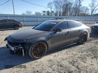 2012 Audi A7 3.0 Premium Plus with VIN WAUSGAFC1CN003571, listed as a Copart auction lot 85547624 with 98,762 mi miles and Salvage Title. Bid and sale history available at carsss.com. Image 1.