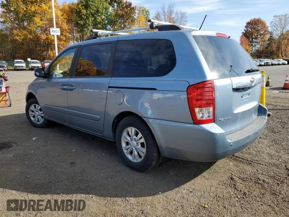 2012 Kia Sedona LX with VIN KNDMG4C74C6434680, listed as a Copart auction lot 75170724 with 135,406 mi miles and Clean Title. Bid and sale history available at carsss.com. Image 2.