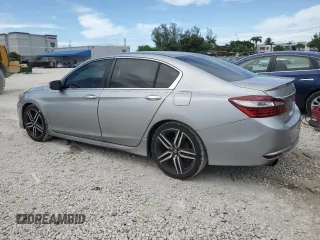 2016 Honda Accord Sport with VIN 1HGCR2F58GA142667, listed as a Copart auction lot 62562385 with 212,663 mi miles and Salvage title. Bid and sale history available at DreamBid. Image 2.