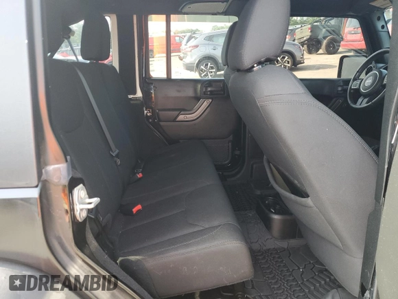 2018 Jeep Wrangler JK Unlimited Sport S with VIN 1C4BJWDG0JL811667, listed as a Copart auction lot 63179784 with 81,860 mi miles and Salvage Title. Bid and sale history available at carsss.com. Image 11.