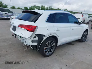 2022 Audi Q5 S line Premium Plus with VIN WA1EAAFY7N2088928, listed as a IAAI auction lot 42068146 with 42,956 mi miles and . Bid and sale history available at DreamBid. Image 4.