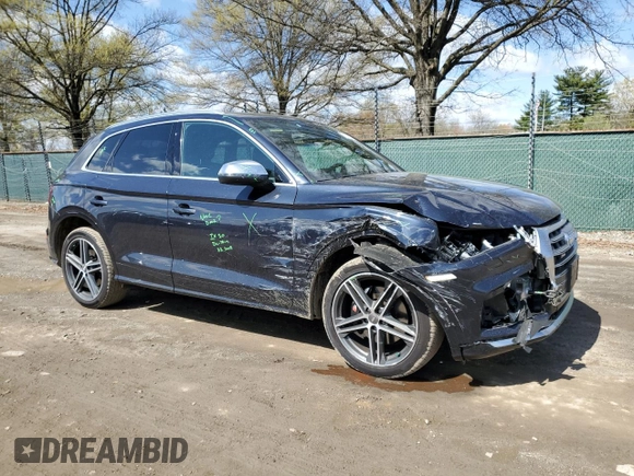 2020 Audi SQ5 Premium Plus with VIN WA1B4AFY3L2016244, listed as a Copart auction lot 51768275 with 30,084 mi miles and Salvage title. Bid and sale history available at DreamBid. Image 4.