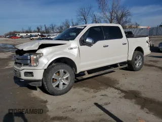 2019 Ford F-150 XL with VIN 1FTEW1E46KFD25631, listed as a Copart auction lot 43272255 with 146,160 mi miles and Salvage Title. Bid and sale history available at DreamBid. Image 1.