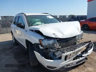 2017 Jeep Compass Sport with VIN 1C4NJCBA5HD123887, listed as a IAAI auction lot 41996849 with 145,477 mi miles and . Bid and sale history available at DreamBid. Image 1.