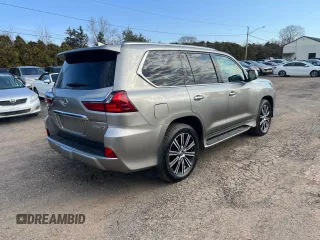 2018 Lexus LX with VIN JTJHY7AX5J4265391, listed as a Copart auction lot 49247385 with 261,757 mi miles and Clean Title. Bid and sale history available at carsss.com. Image 3.