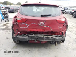 2016 Hyundai Elantra GT with VIN KMHD35LH0GU252885, listed as a Copart auction lot 62532064 with 84,976 mi miles and Salvage Title. Bid and sale history available at carsss.com. Image 6.