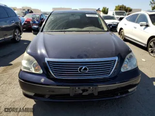 2006 Lexus LS 430 with VIN JTHBN36F765043400, listed as a Copart auction lot 72468884 with 142,599 mi miles and Salvage Title. Bid and sale history available at carsss.com. Image 5.