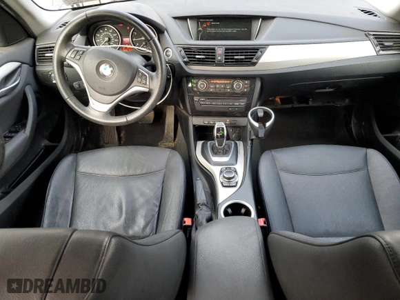 2015 BMW X1 xDrive28i with VIN WBAVL1C50FVY28343, listed as a Copart auction lot 50218235 with 109,209 mi miles and Salvage Title. Bid and sale history available at carsss.com. Image 8.