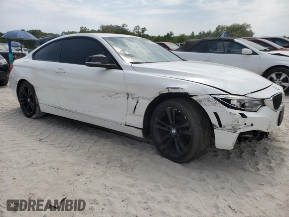 2014 BMW 4 Series 428i xDrive with VIN WBA3N9C50EF721267, listed as a Copart auction lot 55880705 with 117,748 mi miles and Clean Title. Bid and sale history available at carsss.com. Image 4.