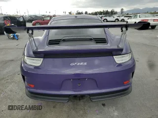 2016 Porsche 911 GT3 RS with VIN WP0AF2A99GS193209, listed as a Copart auction lot 51185225 with 8,083 mi miles and Salvage Title. Bid and sale history available at carsss.com. Image 6.