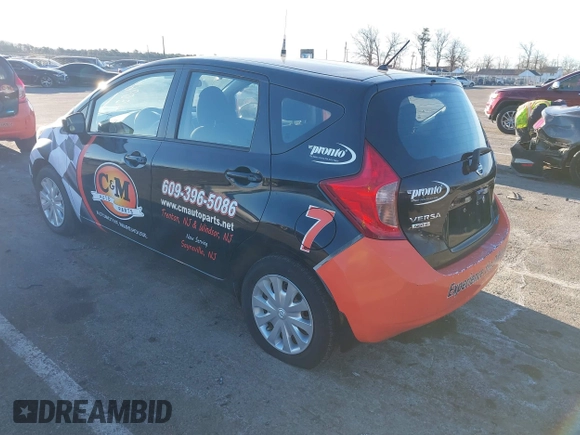 2015 Nissan Note SV with VIN 3N1CE2CP1FL443730, listed as a IAAI auction lot 41309682 with 142,268 mi miles and . Bid and sale history available at DreamBid. Image 3.