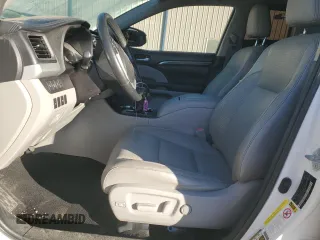 2015 Toyota Highlander Hybrid Limited with VIN 5TDDCRFH4FS007775, listed as a Copart auction lot 86442554 with 0 mi miles and Salvage Title. Bid and sale history available at carsss.com. Image 7.