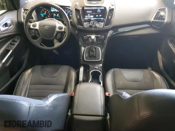 2013 Ford Escape Titanium z VIN 1FMCU0J97DUD36625, wystawiony jako Copart lot #55961815 z przebiegiem 163 327 mil mil oraz Szkoda całkowita • Salvage title. Historia ofert i sprzedaży dostępna na DreamBid. Obrazek 8.