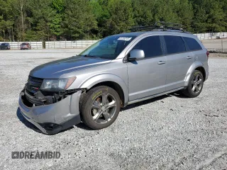 2017 Dodge Journey Crossroad Plus z VIN 3C4PDCGG1HT510640, wystawiony jako Copart lot #55703315 z przebiegiem 134 442 mil mil oraz Szkoda całkowita • Salvage title. Historia ofert i sprzedaży dostępna na DreamBid. Obrazek 1.