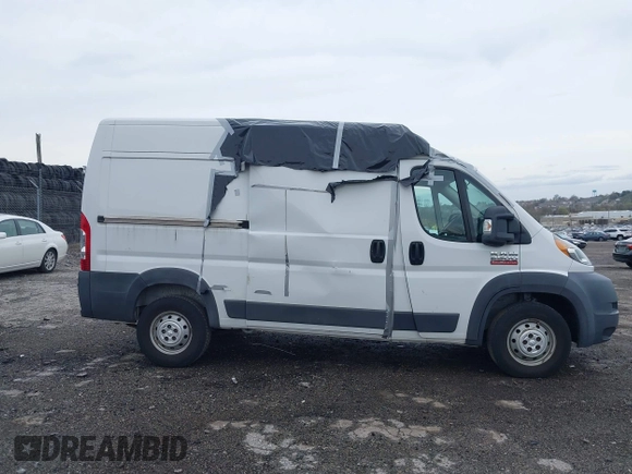 2014 Ram ProMaster Cargo with VIN 3C6TRVCG1EE107735, listed as a IAAI auction lot 41951259 with 91,067 mi miles and . Bid and sale history available at DreamBid. Image 13.