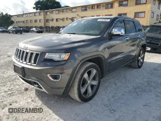 2015 Jeep Grand Cherokee Overland z VIN 1C4RJFCG5FC663829, wystawiony jako Copart lot #61425845 z przebiegiem 113 420 mil mil oraz Czysty tytuł • Clean title. Historia ofert i sprzedaży dostępna na DreamBid. Obrazek 1.