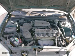 2001 Honda Civic LX with VIN JHMES16561S000985, listed as a IAAI auction lot 42031968 with 222,285 mi miles. Bid and sale history available at carsss.com. Image 10.