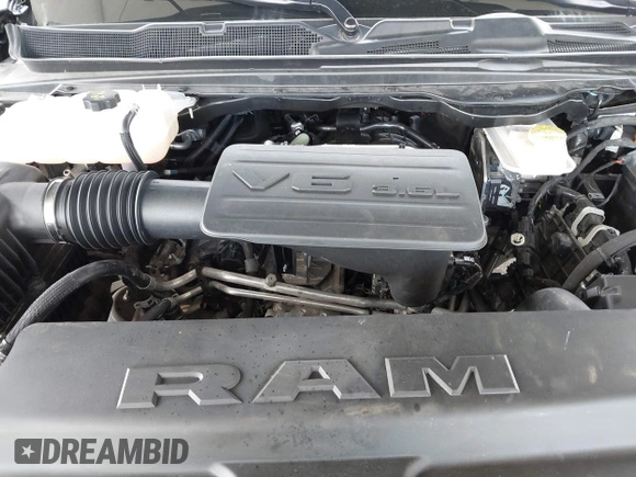 2025 Ram 1500 Big Horn with VIN 1C6RRFFG7SN506037, listed as a IAAI auction lot 41915215 with 2,137 mi miles. Bid and sale history available at carsss.com. Image 10.