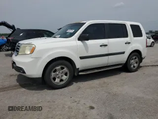 2014 Honda Pilot LX with VIN 5FNYF3H29EB001438, listed as a Copart auction lot 60805795 with 212,323 mi miles and Salvage title. Bid and sale history available at DreamBid. Image 1.