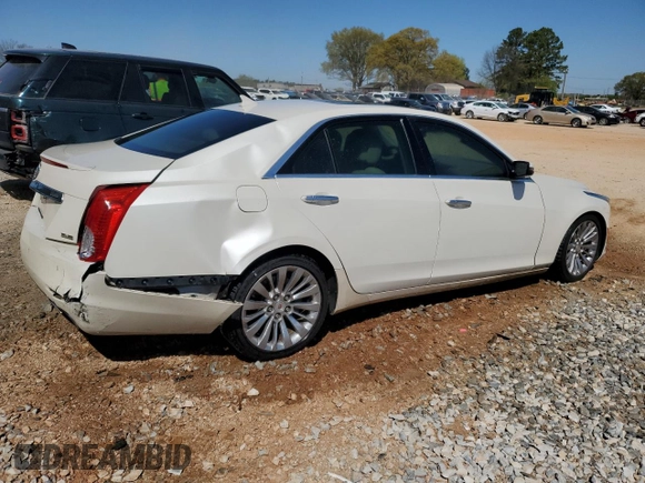 2014 Cadillac CTS Luxury RWD with VIN 1G6AR5S33E0154789, listed as a Copart auction lot 50395035 with 148,033 mi miles and Salvage Title. Bid and sale history available at carsss.com. Image 3.