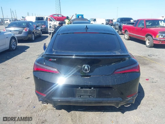 2024 Acura Integra w/A-Spec Technology Package with VIN 19UDE4H68RA017480, listed as a IAAI auction lot 41748168 with 9,242 mi miles. Bid and sale history available at carsss.com. Image 16.
