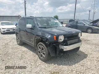 2016 Jeep Renegade Limited with VIN ZACCJBDT5GPC61266, listed as a Copart auction lot 61795035 with 125,784 mi miles and Salvage title. Bid and sale history available at DreamBid. Image 15.
