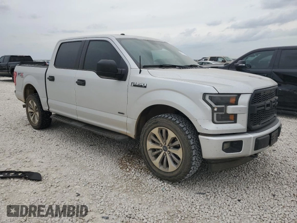 2017 Ford F-150 XL with VIN 1FTEW1EP3HKD52621, listed as a Copart auction lot 50790025 with 216,341 mi miles and Salvage Title. Bid and sale history available at carsss.com. Image 4.